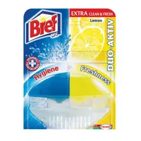 Prostředek čisticí Bref Duo Activ, na toalety, závěska, tekutá, 50 ml, Lemon