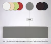 Montage-Set Kunstleder 100.000 Scheuertouren Made in Germany XXL Wandkissen 150cm inkl Taupe