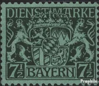 Briefmarken Bayern 1916 Mi D18 postfrisch Staatswappen