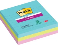 Post-it Haftnotizen Super Sticky Notes 101 x 101 mm liniert 3 Blöcke á 70 Blatt