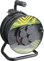 Emos P084251, 25 m, 4 AC-Ausgänge, IP44, Schwarz, 230 V, 3680 W