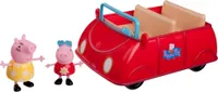 Jazwares PEPPA velké červené auto se 2 figurkami