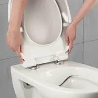 CORNAT Toilettenbrille mit Absenkautomatik PREMIUM 1 Duroplast Weiß