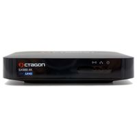 OCTAGON SX988 4K UHD Linux E2 IP-Receiver (2160p, H.265, LAN, HDMI, USB, IP-Mediaplayer, schwarz)