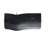 CHERRY KC 4500 ERGO, ergonomische Tastatur, schwarz, UK Layout QWERTY