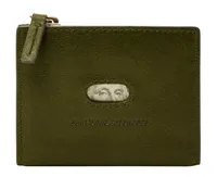 FOSSIL Andrew Magnetic Zip Card Case Canteen