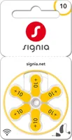 Signia Gr. 10 Hörgerätebatterien 6er Blister PR70 Gelb 24...