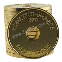 50 x Waschmarke WM2, kompatibel mit Miele Waschmünze 1699370 - Wertmarke für Münzgerät
