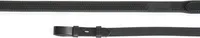 Aviemore - Gummi-Pferdezügel Eventa, Leder ER463 (54 in x 0,63 in) (Schwarz)