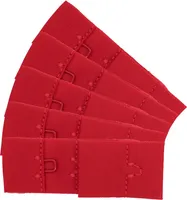 5 Paar BH-Verschluss 20 mm 1 Reihen zum annähen Dessous Farbwahl