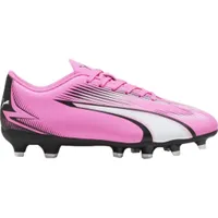 Puma Ultra Play FG/AG buty piłkarskie dzieci różowy biały czarny rozmiar 29