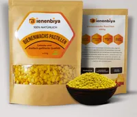 400g 100% Reine Bienenwachs Pastillen ohne Zusatzstoffe, natürliches Beeswax für Salben,Kosmetika,Seifen,Kerzenherstellung und Leder-/Holzpflege