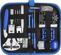 185 tlg. Uhrenwerkzeug Set, Uhr Reparatur Set, Uhrmacherwerkzeug, Uhren-BackCase-Öffner, Uhr-Batteriewechsel-Werkzeug, professionelles Uhrmacher-Set