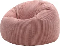 icon Klassischer Sitzsack Bean Bag Kingston, Cord Kuschelstuhl Sitzsäcke Für Das Wohnzimmer, Rosa - Hergestellt in Deutschland