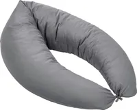 XXL Stillkissen grau | Schwangerschaftskissen | 190 x 40 cm | Xdream | waschbar