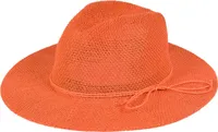 styleBREAKER Damen Panama Sonnenhut mit dünnem Hutband, Strohhut, Schlapphut, Sommerhut, Fedora Hut 04025040