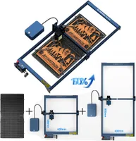ATOMSTACK A20 PRO/X20 PRO 130W Kit--A20 PRO 20W Output Offline Engraving Maschine+2 pcs F3 Matrix Honeycomb Arbeitstisch+Erweiterungskit--410x850mm