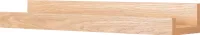 Bilderleiste Eiche Braun L40cm MDF Holz Wandregal Schmal Wanddeko Hängeregal