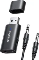 Ugreen Bluetooth 5.1 Audio-Adapter: Drahtloser Sender/Empfänger, 3,5 mm Klinke, Schwarz (CM523 60300)