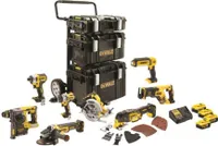 DeWALT DCK853P4-QW 18V / 5 Ah kombinovaný akumulátor - 8 zariadení, 4 akumulátory - Súprava náradia