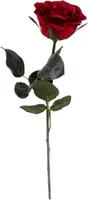 Künstliche Rosen / 6 Stück /  rot / Länge: 37 cm - 4,33 € pro Stück