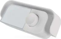EMOS Klingelknopf mit Namensschild für 2-Draht Türklingel, weiße Klingeltaste kompatibel mit Türgong P57101, P57102, drahtgebunden, 24 V DC, P57000T