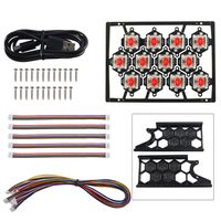 Hot Key Board Vor Skirt Klipper Vorinstallierte PCB-Platine mit LED Kompatibel mit Vor V2.4/Trident/Switchwire 3D-Druckern