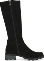 Caprice Damen Stiefel hoher Stretchschaft Profilsohle Langschaft 9-26603-43, Größe:38.5 EU, Farbe:Schwarz