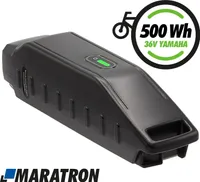 MARATRON® Ersatz-Akku für YAMAHA Rahmenakku 500Wh 36V - Jetzt mit verbesserter Ladebuchse!