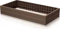 záhon vyvýšený 149,2cm BASE WOODY IBWR-7587U rustikálny tehlový plastový PROSPERPLAST