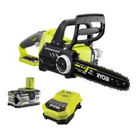 RYOBI Akku-Kettensäge RCS18X3050F 18V 5Ah, Schwertlänge 30 cm, Motorkettensäge, Akku-Säge, Bürstenloser Motor