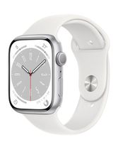 Apple Watch Series 8 Aluminium 41mm Silber (Sportarmband weiß) *NEW*