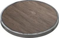 BRASIL | Gastro Tischplatte | Ø 70 cm | Light Wenge | Rund | Gastro Tischplatte