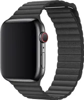 Apple Leather Loop Apple Watch medium 42mm / 44mm / 45mm / 49mm Black