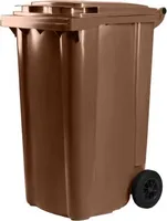 Hardwex Mülltonne 240 l Braun