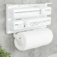 Küchenrollenhalter für Alufolie Frischhaltefolie Küchenrolle 34030