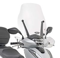 Givi Windschild D1155STG transparent, 510 mm hoch, 490 mm breit für verschiedene Modelle