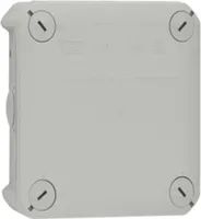 OBO Bettermann Kabelabzweigkasten T 60 Dose, Gehäuse für Montage auf der Wand/Decke 4012195246787, 100x100x48mm