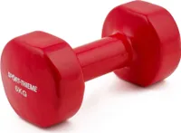 Sport-Thieme Fausthantel "Vinyl", 6 kg, Dunkelrot