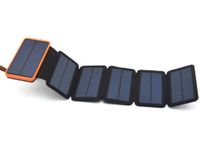 BOT Solar-Powerbank SP1 6 Panels 20000mAh, schwarz