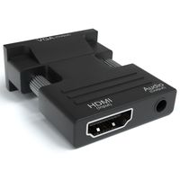 HDMI zu VGA Adapter HDTV 1080p Konverter Audio & Videokabel für PC, Laptop
