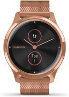 Garmin Vivomove Luxe Quarz Rose Gold PVD Milanese Strap Damen Smartwatch