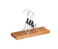 wieszak na ubrania 25 x 16,5 cm drewno naturalny 3 szt