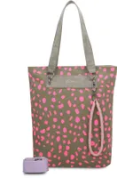Fritzi aus Preußen Schultertasche Umhängetasche Wudy01 Canvas Tote Bag Spotty Pink mehrfarbig
