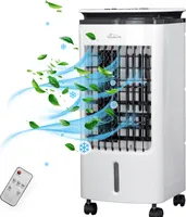 TroniTechnik® Mobiles Klimagerät 3in1 LK02, Klimaanlage, Luftkühler, Ventilator, Fernbedienung, Filter, Timer, Wasser-Kühlung
