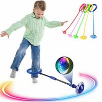 Led Light Flashing Knöchel Skip Ball Fitness Springseil Spiel Sport für Kinder 