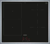 Siemens EM645CSB6E, iQ500, Induktionskochfeld, 60 cm, herdgesteuert, Schwarz, Mit Rahmen aufliegend