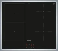 Siemens iQ500, Indukčná varná doska, 60 cm, s riadením rúry, čierna, s rámom na hornej strane, EM645CSB6E