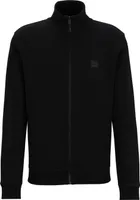 Hugo Boss Orange Zestart Weste schwarz 100% Baumwolle Sweatweste