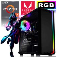 MeinPC High End Gaming-PC AMD Ryzen7 5700G - AMD Radeon VEGA Grafik - 512GB M.2 NVMe SSD - 2000GB HDD - 32GB DDR4 - Windows 11 - WLAN - Gamer PC Desktop PC Gaming Computer